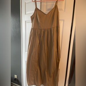 Tan Old Navy dress. Worn once